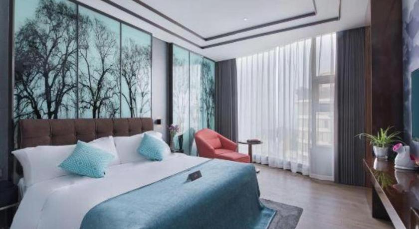 Xana Hotelle-Hotel Luzhou Baizitu Square Exterior foto